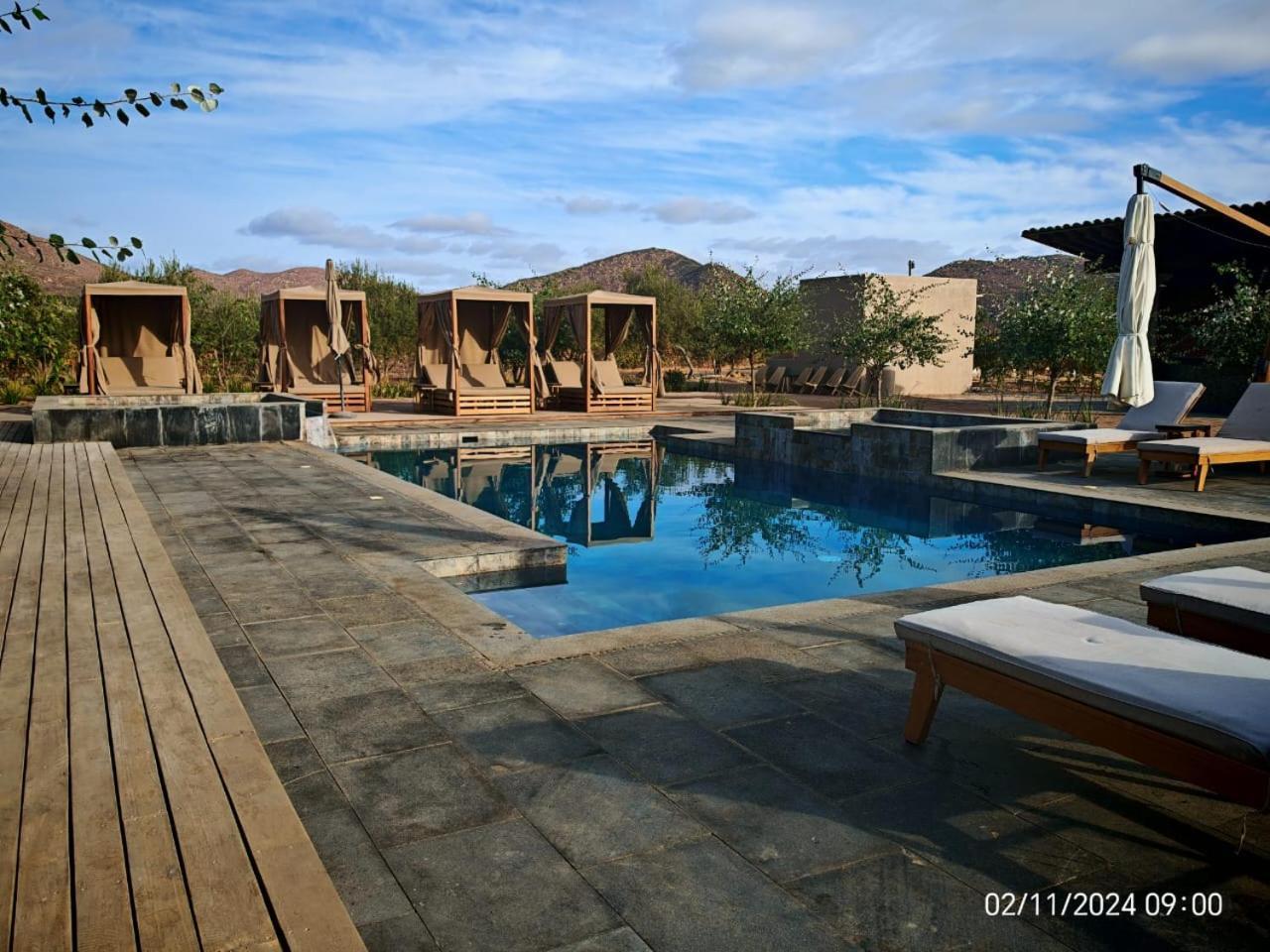 Hotel Flores De Sal-Valle De Guadalupe Exterior foto