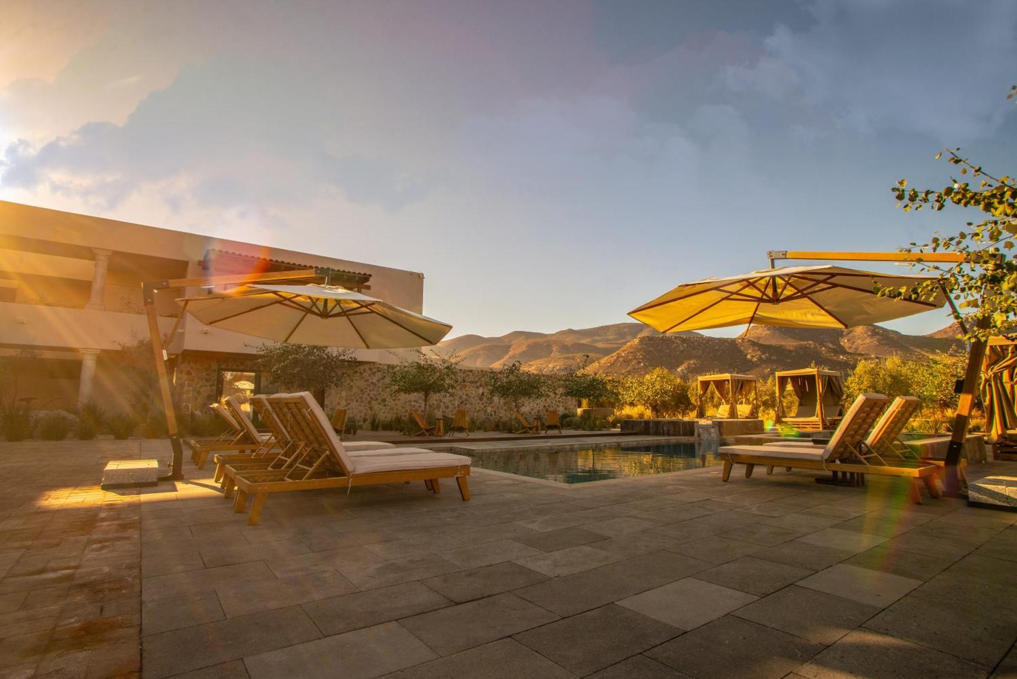 Hotel Flores De Sal-Valle De Guadalupe Exterior foto